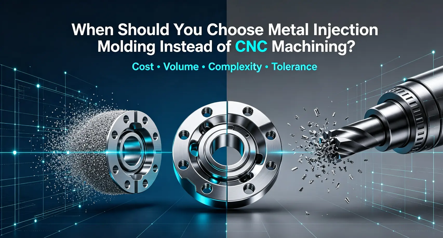 metal injection molding vs cnc machining